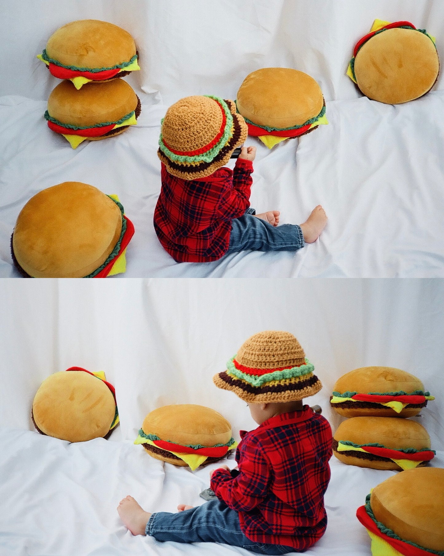 Toddler Burger Hat
