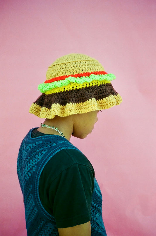 Adult Burger Hat