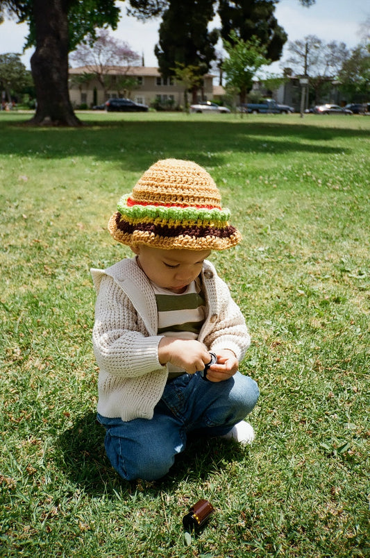 Toddler Burger Hat
